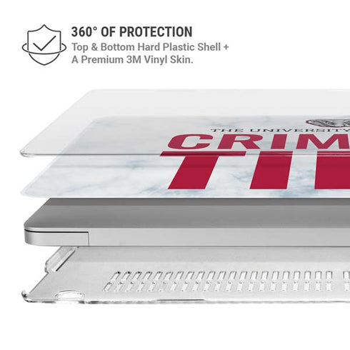 University of Alabama Crimson Tide Net MacBook Air 15in (2023-2025) Case plus Skin